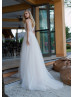 Spaghetti Straps Ivory Lace Tulle Sexy Wedding Dress